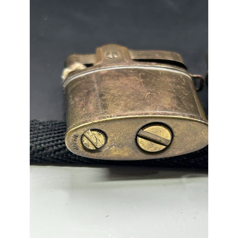 Miniature Brass Lighter Lot (2) Japan Penguin Automatic Lighter + SMC Art Deco - Picture 9 of 9